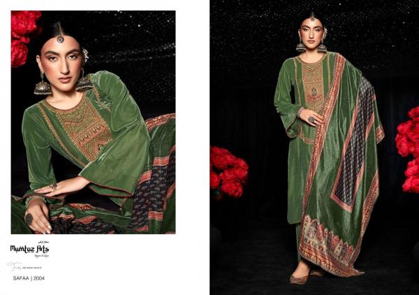 Mumtaz Safaa Velvet 1 Designer Wear Salwar Kameez